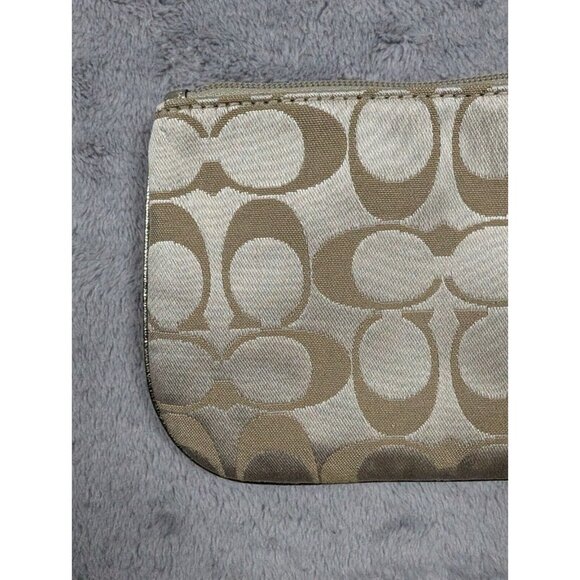 Coach Est 1941 Wristlet Wallet Purse Canvas Classic Signature Wrist Strap Y2K - Picture 11 of 16